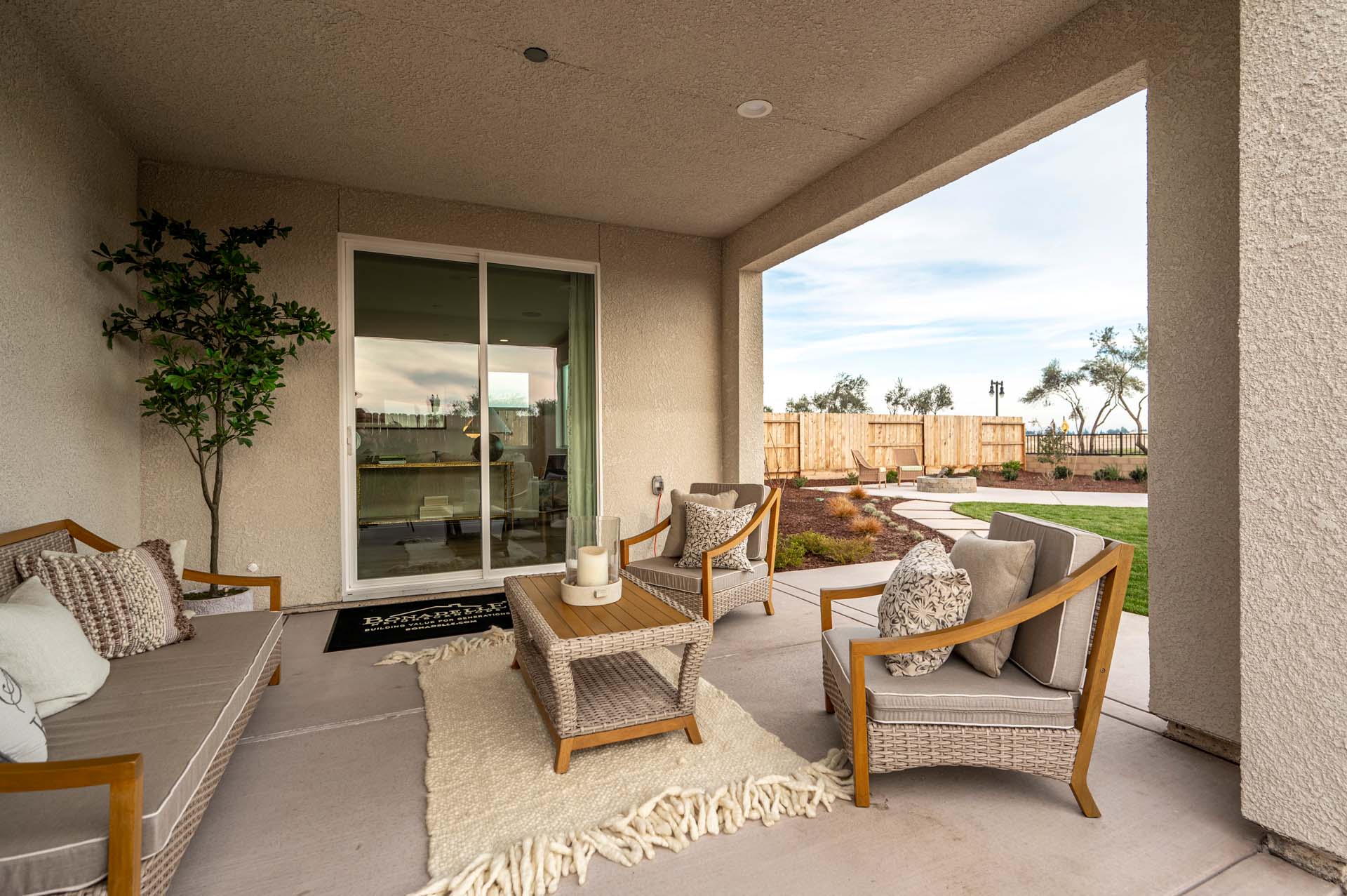 Covered patio